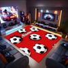 1PC Custom Name Soccer Ball Theme Floor Mat Ideal for Living Room, Game Rooms, Office, Bedroom, Office Floor Mat , Floor Mats for Home