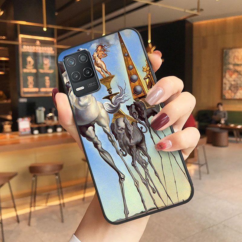 Funda Pouch Salvador Dali Phone Cover For Oppo Realme 8Pro 6PRO 6i 7pro 9i 9pro C11 C21Y C21 C25Y C25S C3 Q3S XT Cases Coque