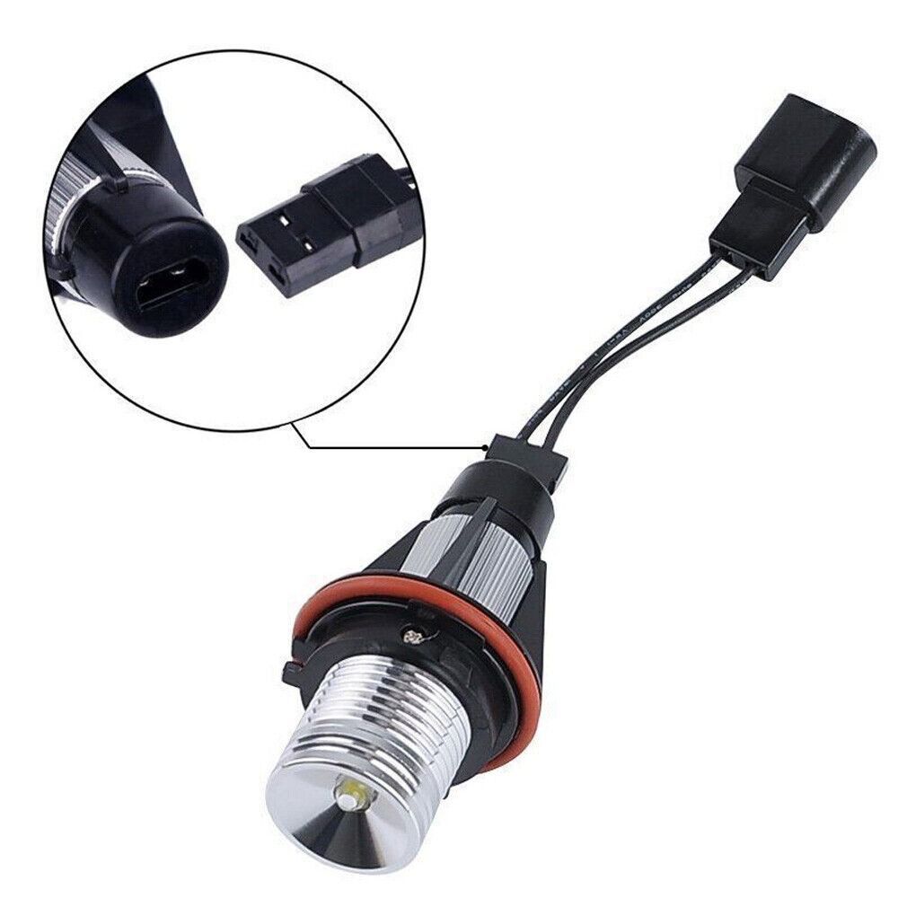 2Pcs White Halo Headlight Bulbs 5W LED Light Bulb for BMW E39 E63 E64 E53 E60 E87 Car accessories