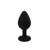Anal Plug Adult Toy Waterproof 3 Rhinestone Design Plug Colors Anal Sex Toy Couples