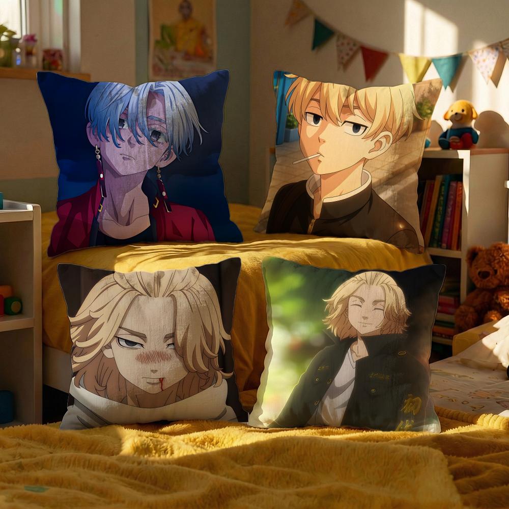 Anime Tokyo Revengers Cushion Cover Decorative Cushions Covers Cover Sofa x Pillow Piece x x Pillowcase