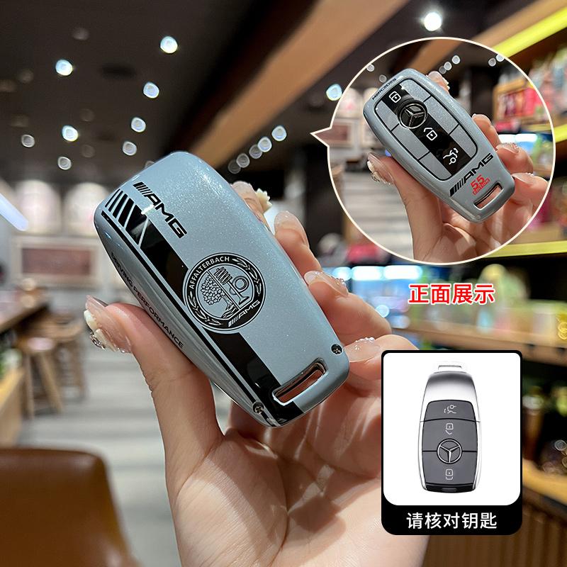 Car Remote Key Case Cover Shell For Mercedes Benz A C E S G Class GLC CLE CLA GLB GLS W177 W205 W213 W222 X167 AMG Leather Fob ZK9