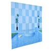 Shower Curtain Waterproof Polyester Decorative Curtain with 12pcs Hook for Bathroom Home Decoration