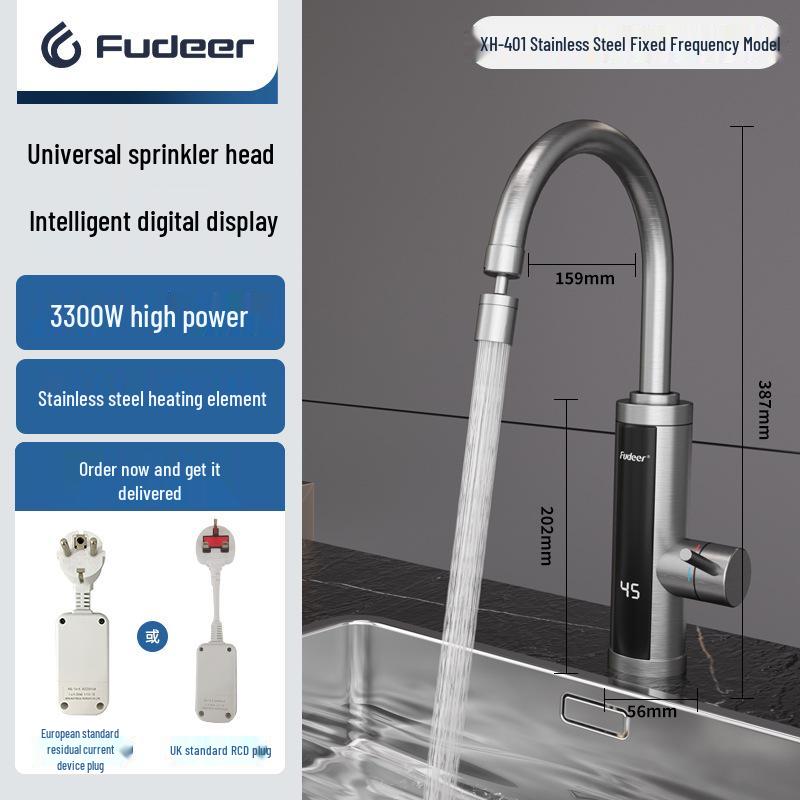 Fudel Instant Electric Hot Water Faucet for Kitchen