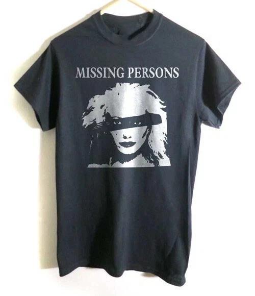 Missing Persons Band World Tour Cotton Black Full Size Unisex Shirt Cl306 S