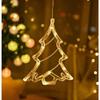 Plastic Christmas Reindeer LED Curtain Lights -2.5 M (Pack of 1) Warm White, Lights for Christmas, Christmas Lights, Led Curtain Light, Festive Light