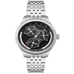 Earnshaw Automatic Wandering Hour Skeleton ES-8304-11 Wrist Watch