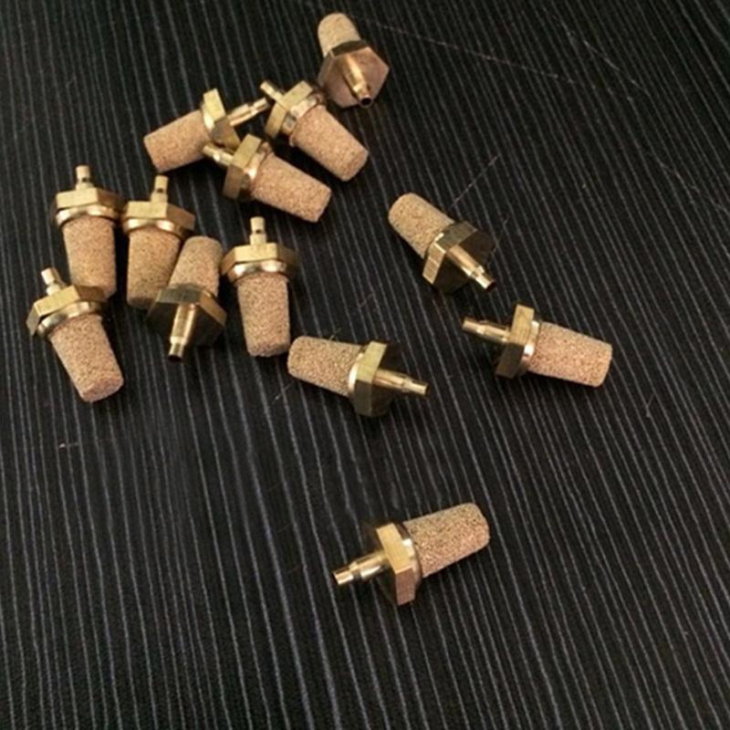 5 Stuks Filter Puur Koperen Filtertip Universeel Koperen Mistmachine Olie Filter Voor Podium Effecten Nevelspuitmond Vervangingsonderdelen