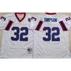 Buffalo Bills NFL Retro Jersey 12 34 Hall Of Fame Style Football Uniform Men Women Sportswear