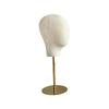 Manikin Head Display Stand, Adjustable Height Model for Headwear Glasses Home