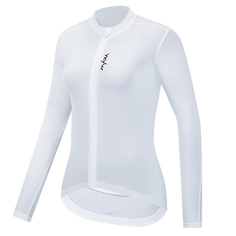 YKYWBIKE Women's Long Sleeve Cycling Jersey - Spring/Summer Road & Mountain Bike Apparel