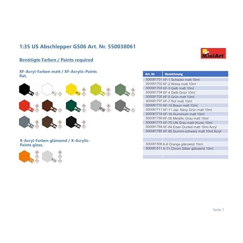 Miniart 1/35 Scale American Tow Truck G506 Plastic Model Kit MA38061