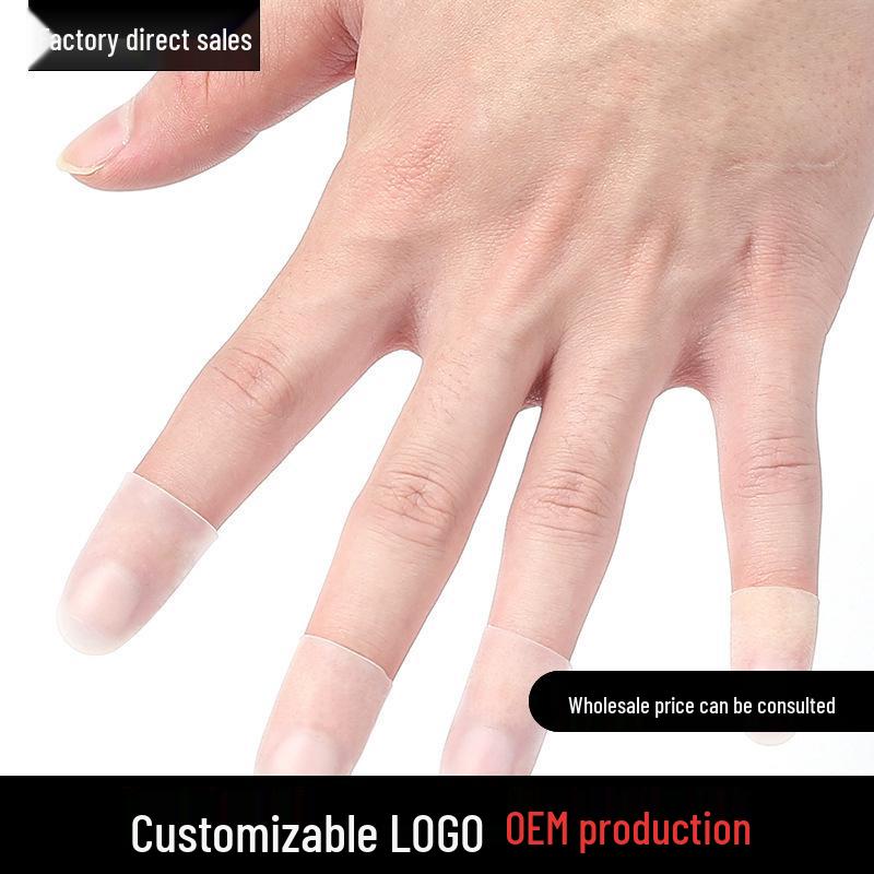 Прозрачные силиконовые напальчники для гитары - Чехлы на кончики пальцев для прижима струн, аксессуары для укулеле XS (Single)