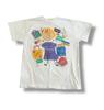 Vtg 90s Kid’s Cockadoodles Single Stitch Let’s Go Shopping Shirt Sz Large USA