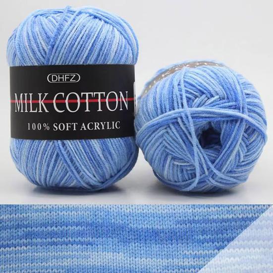 Gomitolo di Filato Multicolor 7,7 Iarde Filato in Fibra Acrilica Filato Colorato per Uso Artigianale per Lavorare a Maglia Uncinetto Maglioni Sciarpe Cappelli Bambole Artigianato Fai da Te