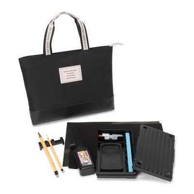 Moribe Creation Calligraphy Lesson Bag Mocha Set, Type, Check, MS-12-MO