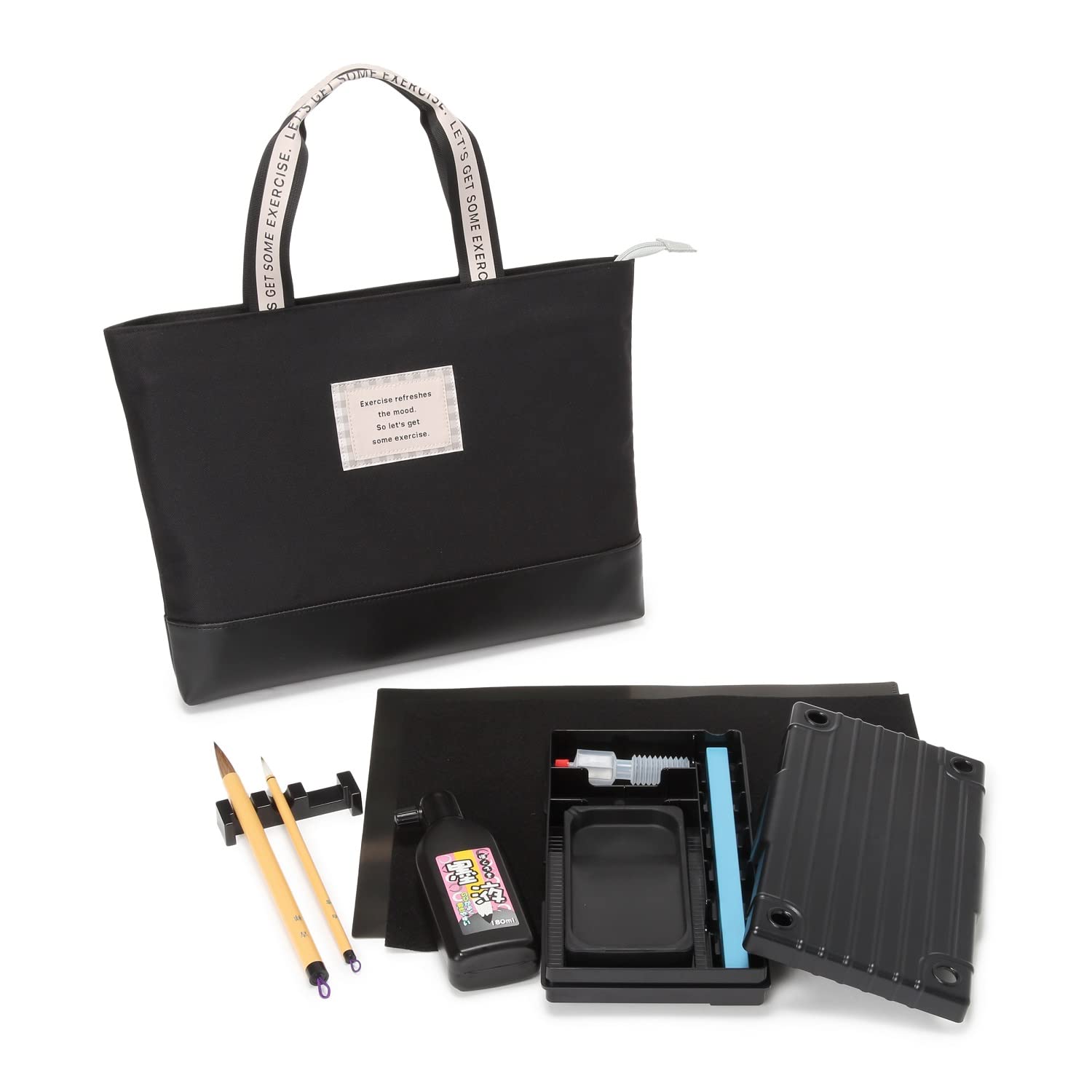 

Moribe Creation Calligraphy Set Lesson Bag Type Mocha Check MS-12-MO чорний