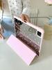 Floral Butterfly Knot Tri-Fold Mirror Case for iPad Mini 6/Pro/Air