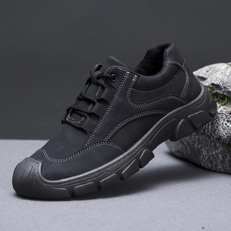 

Мужская обувь весна новая уличная спортивная обувь износостойкая мягкая подошва альпинистская обувь повседневная мужская обувь 44 чёрный