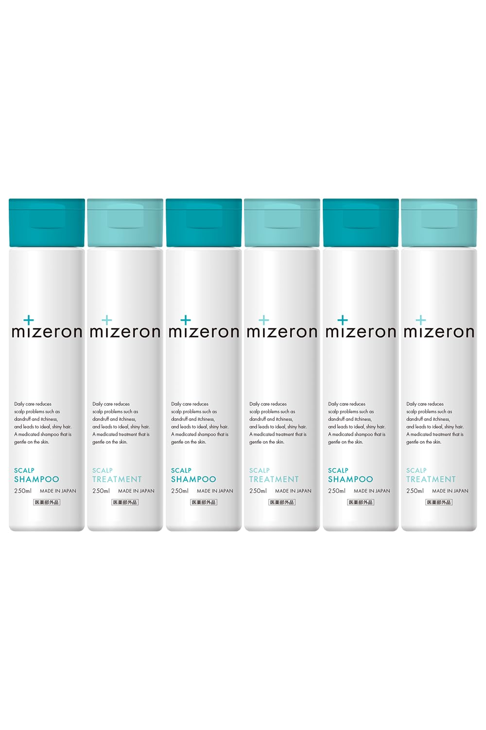 

Scalp shampoo treatment set for seborrheic and sweat Contains the active ingredients of medicated MIZERON W and 3 types of scalp care Countermeasures зелений