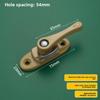 Aluminum Bidirectional Crescent Window Lock Anti‑Theft Sash Latch With Stainless Steel Hook Window Hardware Fitting