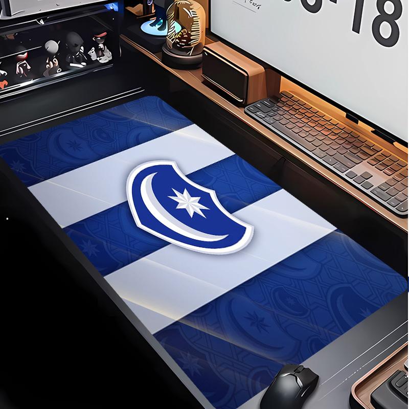 Portsmouth FC Football Pattern Mouse Pad Non?Slip Rubber Base Gaming Mousepad For Desk Office Home