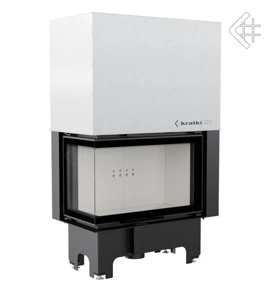 Steel Fireplace KRATKI VNL 810/410 14 kW Ø 200 Lift-up