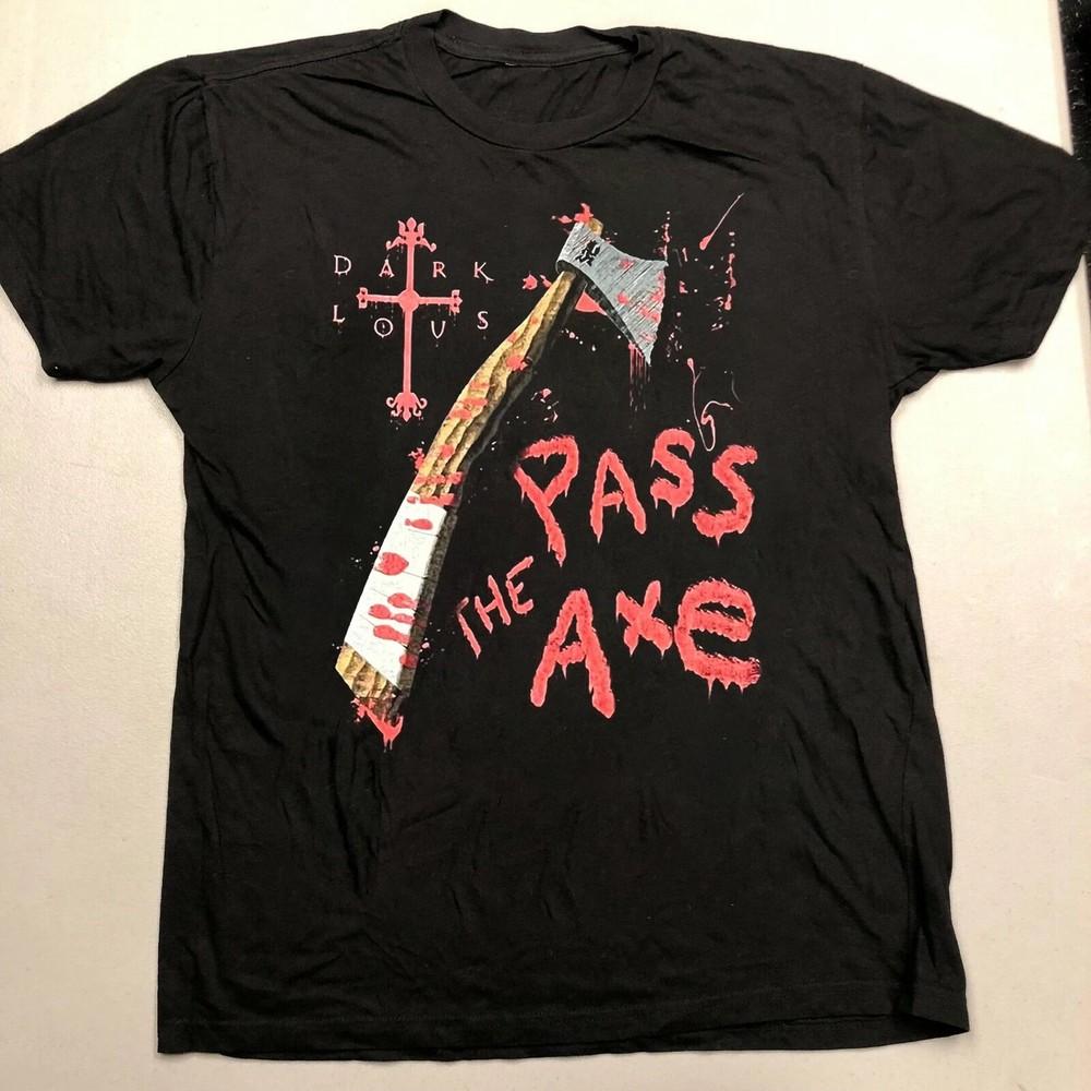 DARK LOTUS PASS THE AXE Unisex T-Shirt Cotton Full Size D148 Unisex T-Shirt XXL