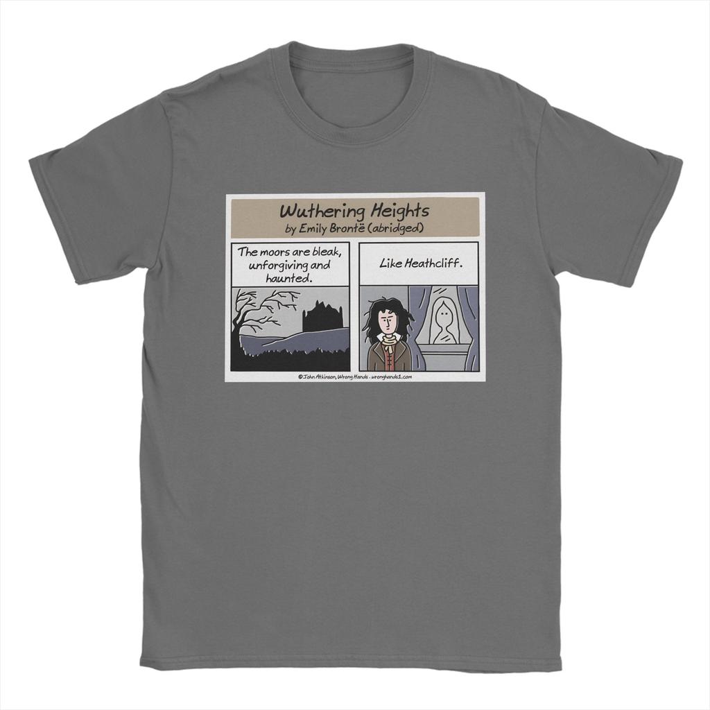 Wuthering Heights Abridged TShirts Unisex  Humorous Cotton Tees Crewneck Short Sleeve T Shirts Graphic Printed Tops