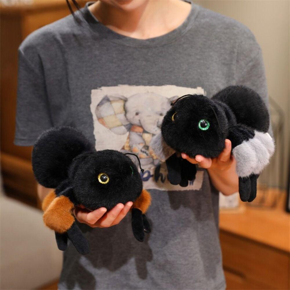PP Cotton Animal Stuffed Pendant Lifelike Ant Plush Doll Lilttle Ant Plush Keychain  Home Decor
