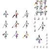 Genshin Impact Porte-clés Figurine Pendentif Ornement Cadeau d'Anniversaire Acrylique