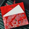 Spring Festival 2025 Money Pocket Brocade Cloth Tassel New Year Money Bag  Party Gifts
