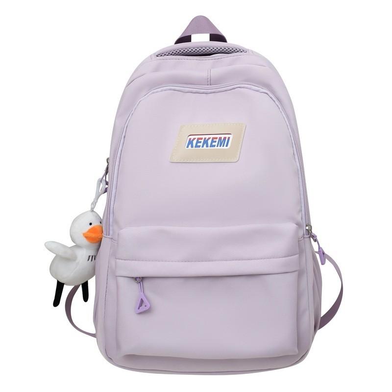 Stylish High School Students Double Shoulder Bag Large Capacity Book Bag Wholesale