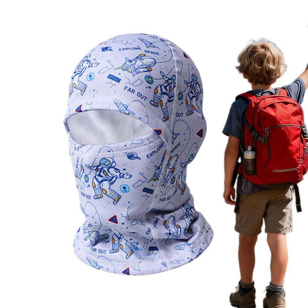 Children Neck Gaiter Elastic Breathable Soft Warmer Kids Ski Cover For Boy Girl Children Skiing Riding Bike Climbing Sport