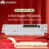 Huawei Switch PoE Não Gerenciado Gigabit de 5 Portas Kunling S110-4P1T-BU