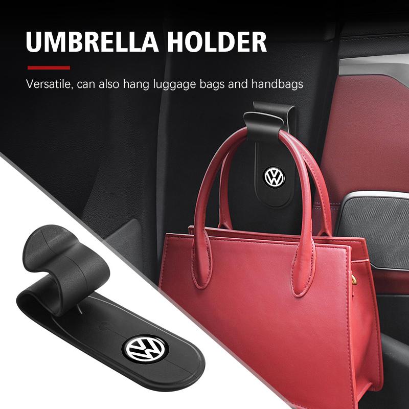Multifunctional Car Umbrella Holder PP Adhesive Auto Organizer Clip For Volkswagen VW Scirocco Jetta Beetle Golf 4 5 6 Passat Zh4