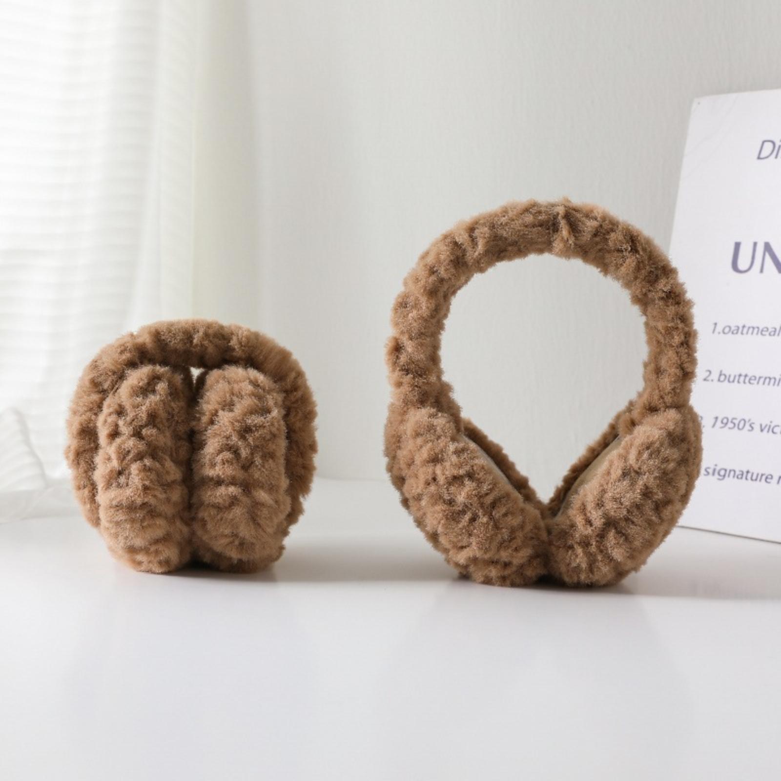 Зимние женские противоморозные наушники-муфты для ушей, наушники-муфты для улицы, согревающие уши наушники One Size