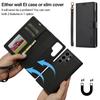 LC.IMEEKE L2 Serie für Samsung Galaxy S23 Ultra Hülle PU Leder Brieftasche Abnehmbare Magnetische Handyhülle