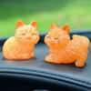 Orange Cat Car Interior Accessories Decoration Car Decor Cartoon Car Ornament  Auto Dashboard