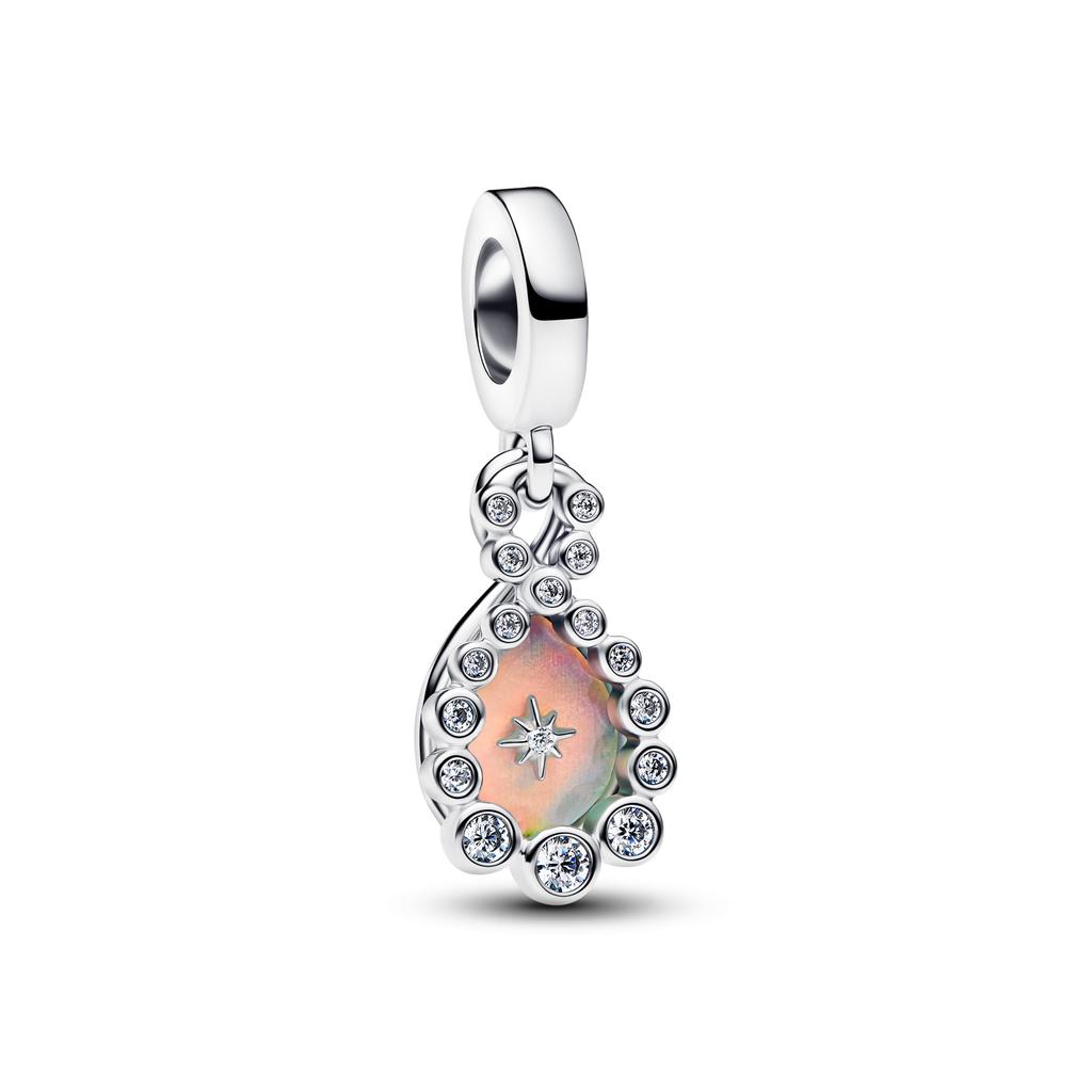 New Copper Butterfly Love Zircon Necklace Moon Bowknot Circular Heart Chain For Women Jewelry Birthday Gifts