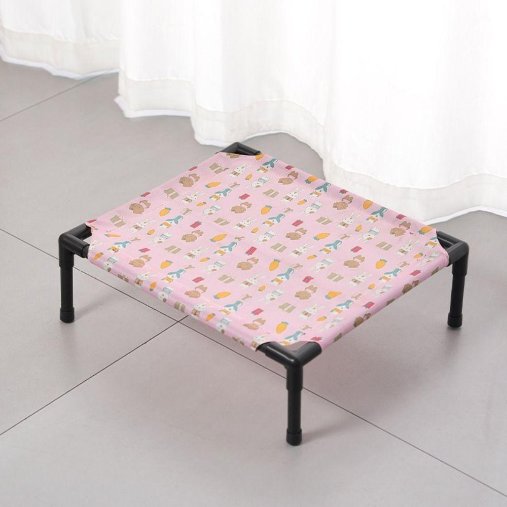Detachable Pet Camping Bed Breathable Mesh Cat Sofa Bed Universal Cat Sleeping Bed  Outdoor Camping