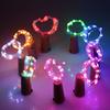 1M Wine Bottle String Lights For Party Copper LED Garland Fairy Cork Night Light Corker Battery Operated Glass Decoration