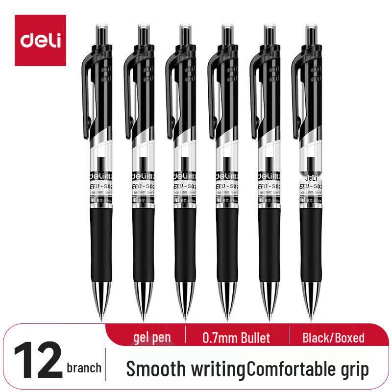Deli S02 Retractable Gel Pen