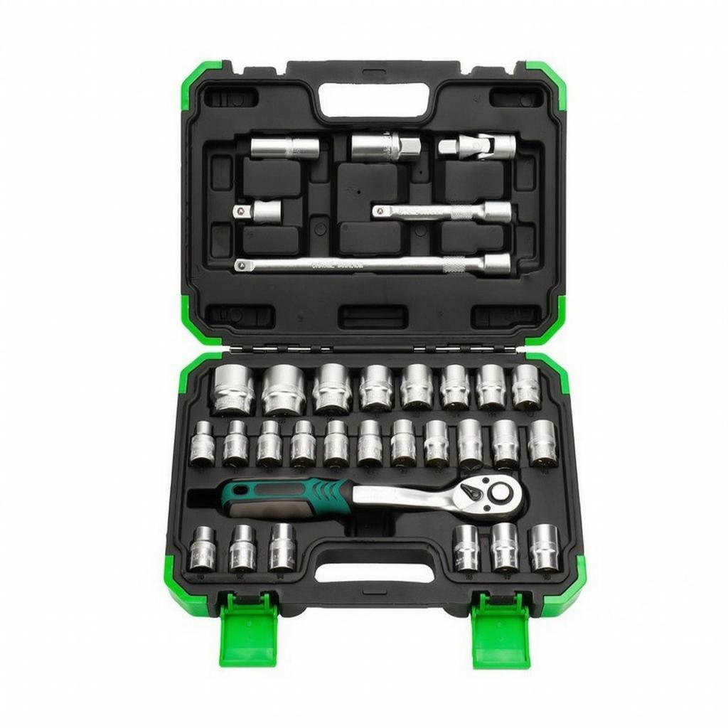 Socket Wrench Kit 72-Tooth Tools Sturdy for Garage
