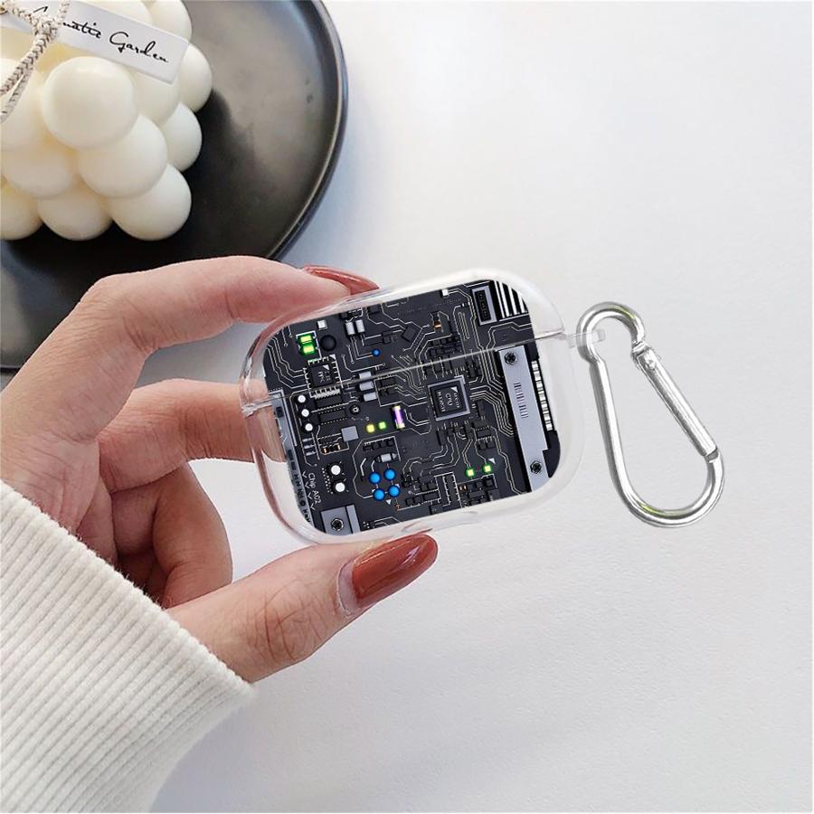 Black Chip Case For Airpods Pro3 1 Pro 2 4 3 Pro2 Clear Earphone Cases Cover