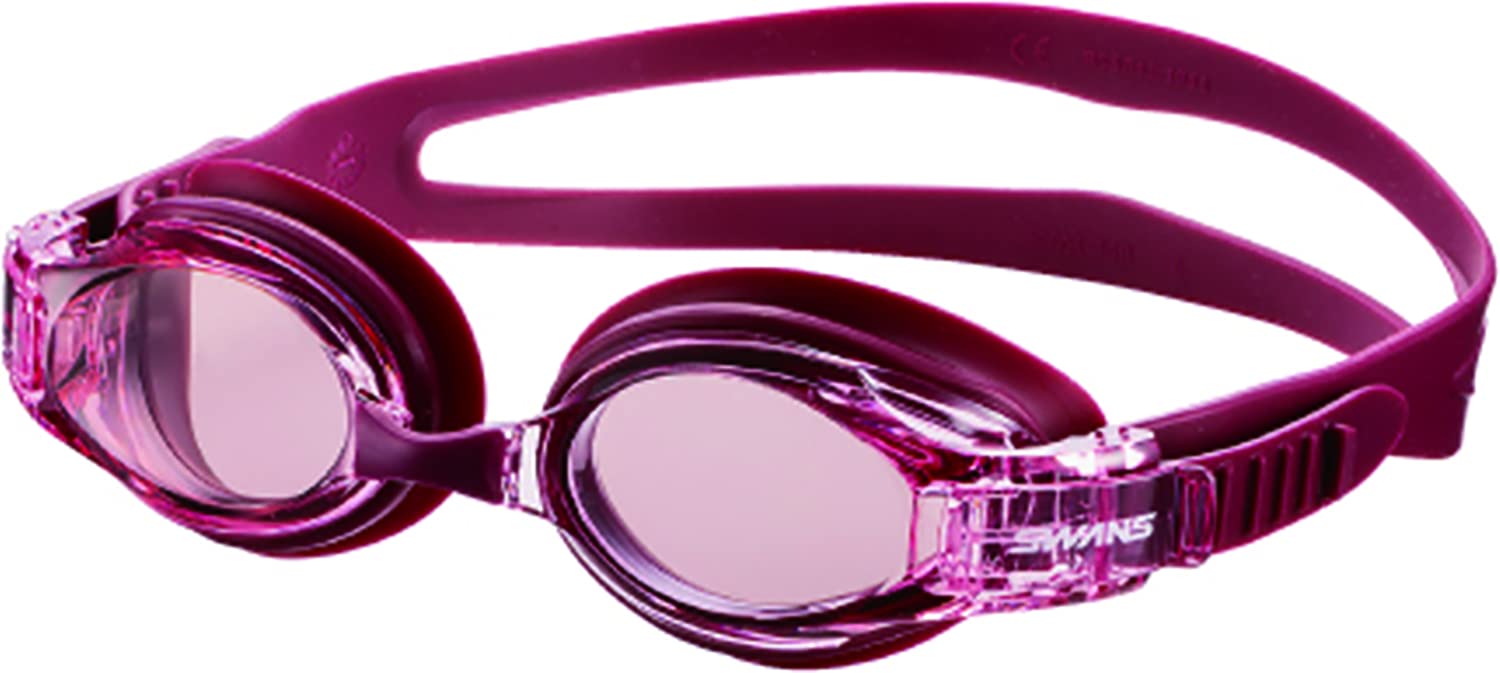 

SWANS Swimming Goggles Fitness Swimming Goggles Easy Belt Adjustment Model Pink x Wine Free Size SW-34N (PIWIN)