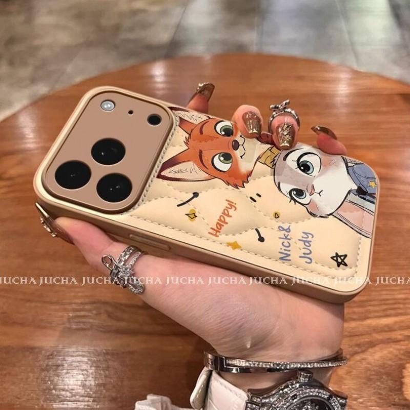 Cartoon Silicone Phone Case IPhone 17 16 Pro 15 14 With Judy Nick Design Anti Drop Shockproof Cover iPhone 17