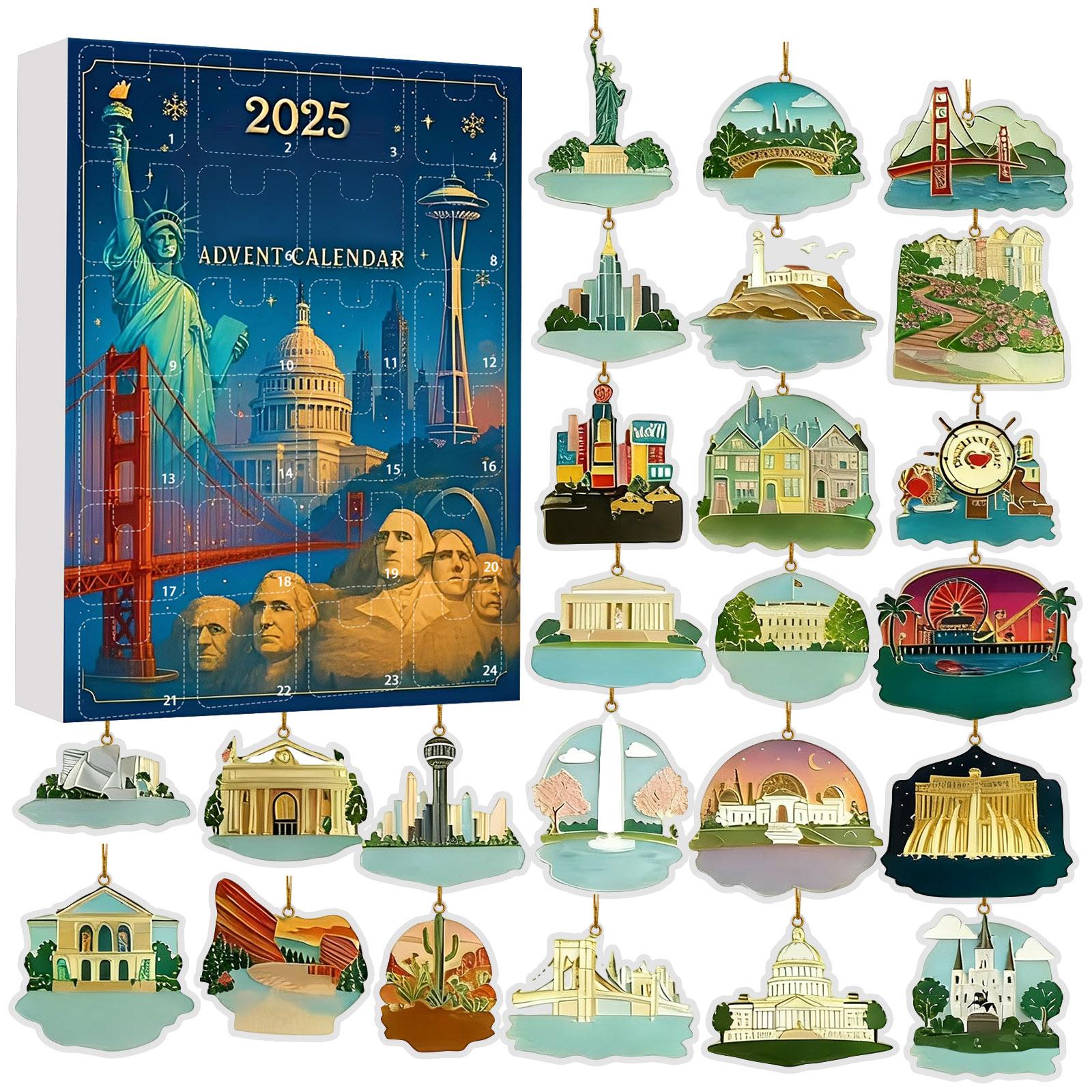 

2D Адвент-календарь включает 24 адвент-календаря, календарь обратного отсчета и коллекционные сюрпризы One Size