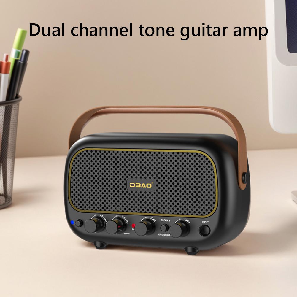 Mini Guitar Amplifier Speaker Wireless Bluetooth-Compatible Speaker 5W Practice Electric Amplifier Audio AMP for Electric Guitar China Mainland