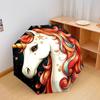 1 PC Automatic Folding Umbrella - Colorful Unicorn Pattern, Portable & Foldable Design with 8 Ribs, Christmas Birthday Gifts